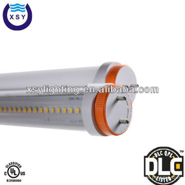 CRI&gt; 80 100lm / w UL / cUL DLC T8 4ft tube à tube LED 277V AC haute lux t8 conduit tube 18w